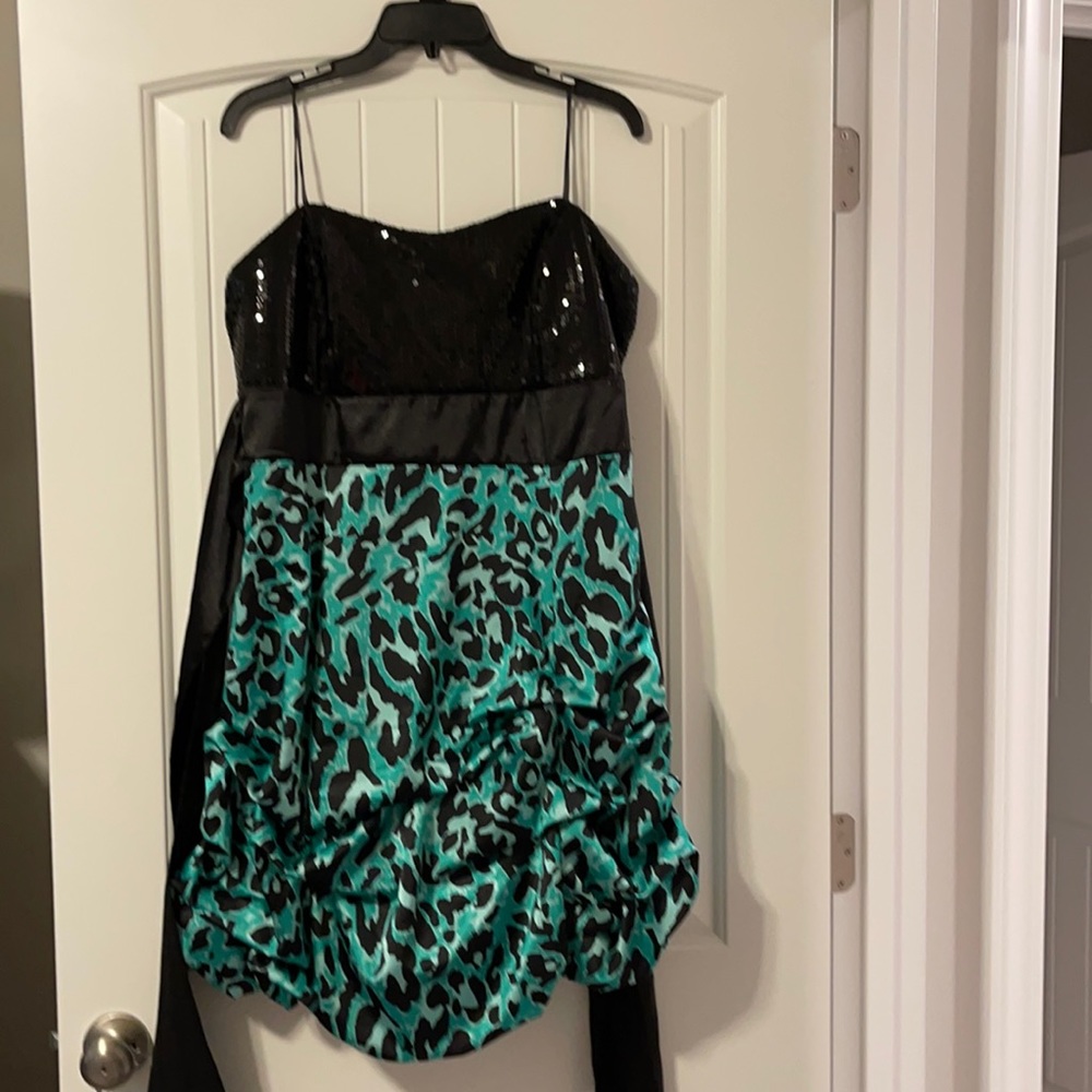 Strapless prom dress